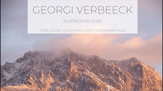 Georgi Verbeeck - Austrofascisme
