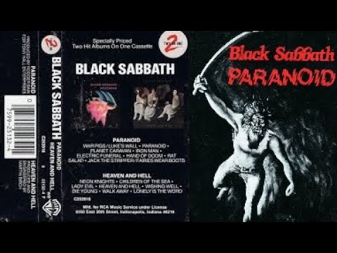 BLACK SABBATH - Paranoid | Official Lyrics Video 🎵