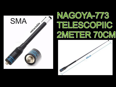 Handheld Dual Band Nagoya NA-773 SMA-F Antenna UV-5R 5RE B5 B6 Two Way Radi&3C