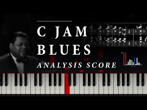 Visualizing Oscar Peterson's C JAM BLUES