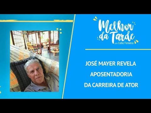 José Mayer revela aposentadoria da carreira de ator | MELHOR DA TARDE