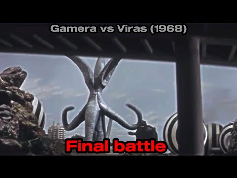 Gamera vs viras (1968)   Final battle
