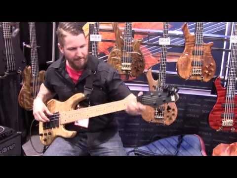 Bass Musician Magazine NAMM 2015 - Ray Riendeau at the ZON Guitars booth