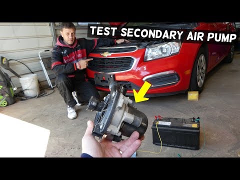 HOW TO KNOW IF SECONDARY AIR PUMP IS BAD ON CHEVY CHEVROLET SECONDARY AIR PUMP TEST CRUZE MALIBU SO