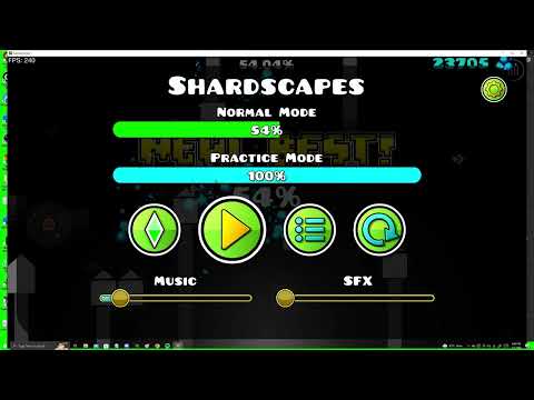 Shardscapes 54% // Geometry Dash ( Top 100 Extreme Demon)