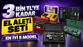 3 Bin TL'ye En İyi El Aleti Seti Hangisi? Stanley STMT82672-0, DeWalt DT70731T, 