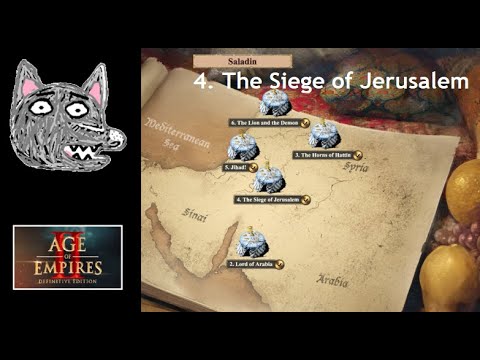 AoE2 : Campagnes DE | Saladin | 4. Le siège de Jérusalem