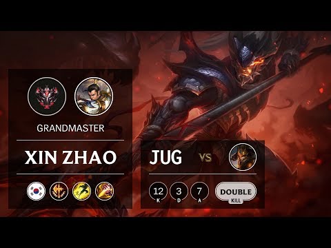 Xin Zhao Jungle vs Jarvan IV - KR Grandmaster Patch 9.7