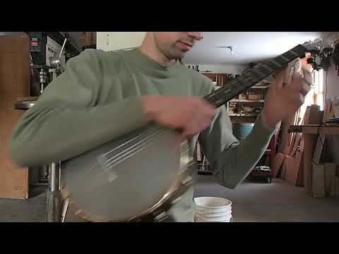 Zachary Hoyt, open back, 12",  5 string banjo, Luthier made image 13