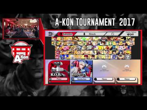 A-Kon 28 Smash 4 Top 8 Gyo (Rob) Vs AeroLink (Bayo)