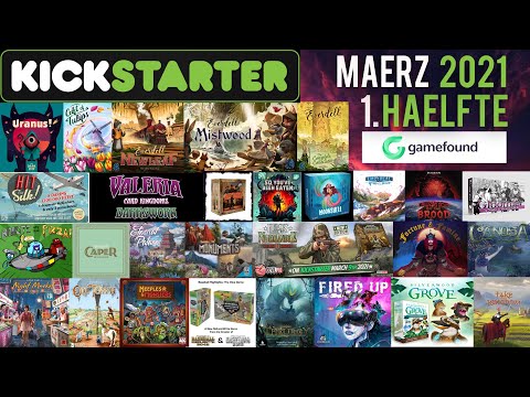 Brettspiele auf Kickstarter & Gamefound im März 2021 (1. Hälfte)!