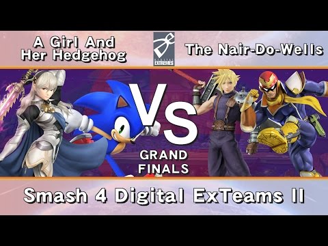 [DE] Smash 4 Digital ExTeams II - Grand Finals 2 - A Girl And Her Hedgehog vs The Nair-Do-Wells