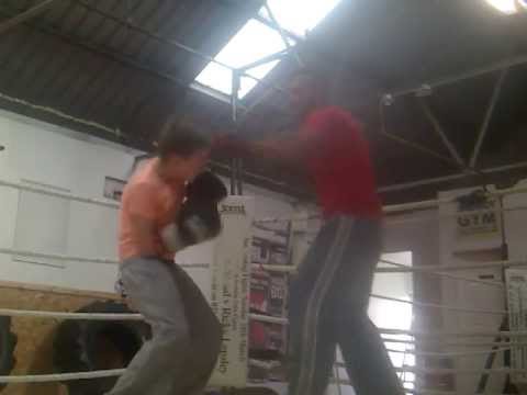 sean clancy jr aged 10 focus pads