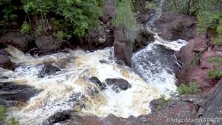 preview picture of video 'Copper Falls State Park waterfalls'