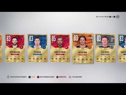 NHL 18 HUT: SETTEJÄ, PAKKOJA JA TIIMI PÄIVITYS!