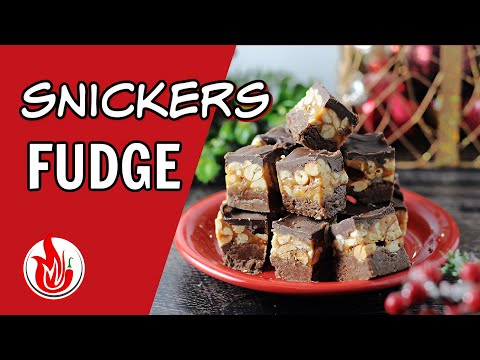Snickers Fudge - Easy & Delicious!