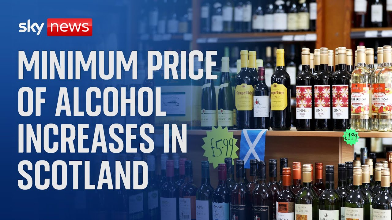 Minimum alcohol unit price increases by 30% in Scotland