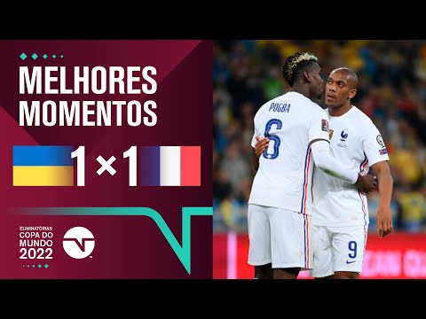 Gols e lances de Ucrânia x França