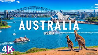 FLYING OVER AUSTRALIA (4K UHD) - Beautiful Nature Scenery with Relaxing Music | 4K VIDEO ULTRA HD