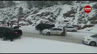 Alacabel; Seydişehir Antalya yolunda sürücülerin zor anları