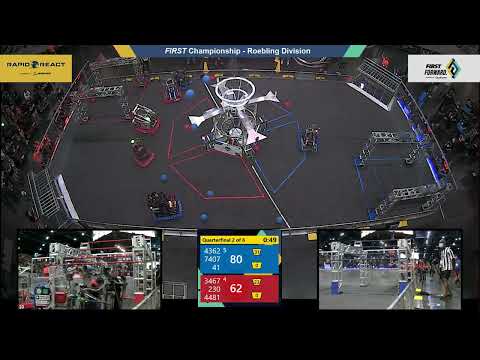 Quarterfinal 2 - 2022 FIRST Championship - Roebling Division