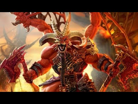 Warhammer Fantasy Battle 6th Edition Battle Report - Daemonic Legion of Khorne Vs Ogre Kingdoms #41