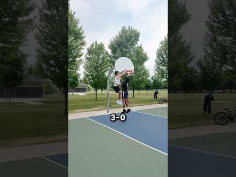 Every Bucket Was Wicked in these 1’s😂 #shorts #basketball #streetball