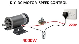 How to make 220V 4000W DC Motor Speed Controller (