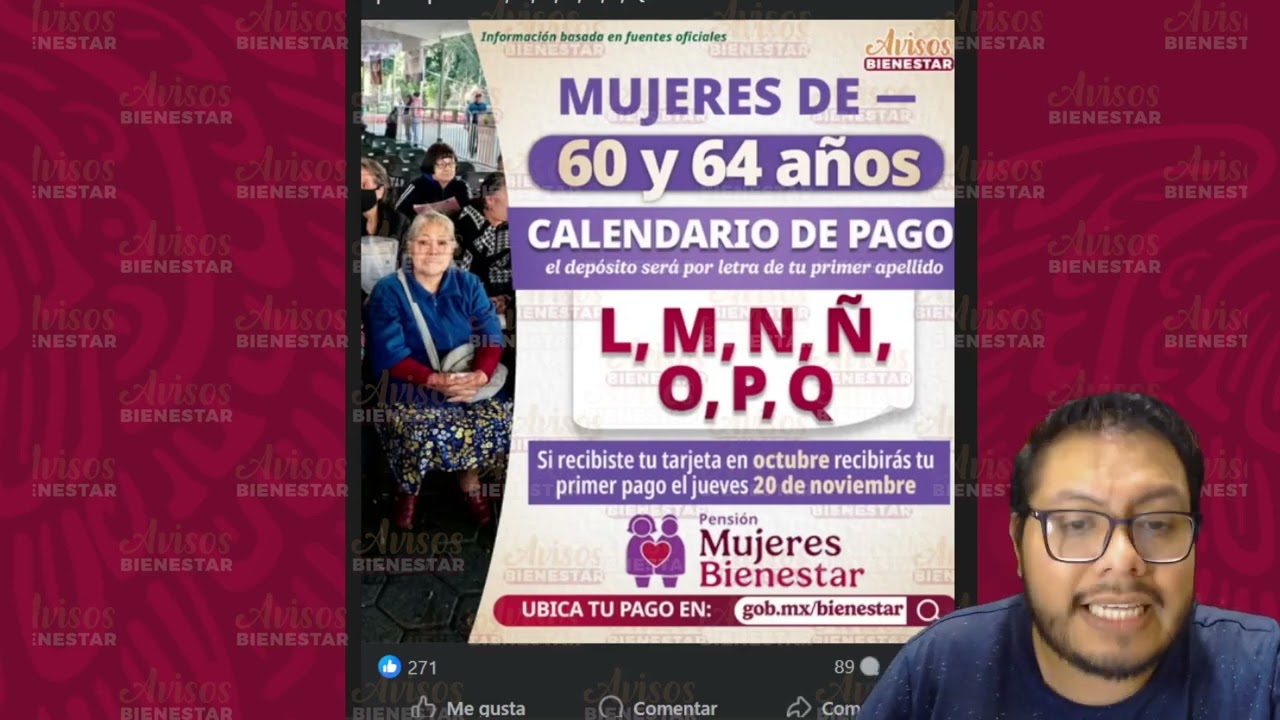 URGENTE! mujeres de 60 a 64, ya inicio el depósito para estas letras de la pensión mujeres bienestar