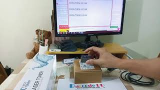 Newland FM430 Barcode scanner with IO trigger control cable