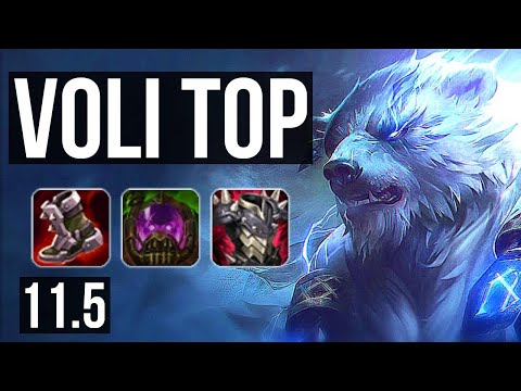 VOLIBEAR vs CAMILLE (TOP) | 8/0/11, Legendary, 300+ games | EUW Master | v11.5