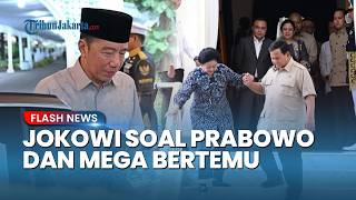 Ditanya Pertemuan Prabowo-Megawati, Jokowi Pilih Bungkam & Beri Pesan Idul Fitri: Sabar & Maaf