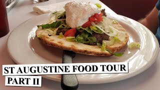 St Augustine Food Tour - Part II ft. Scarlett O'Hara's, Borrillo's Pizzeria, & Georgie's Diner