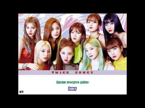 TWICE &quot;FANCY&quot; Karaoke Lyrics Video