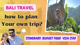 How to plan own *BALI* Trip || Travel Guide to Bali || Budget trip to Bali #bali #tour #guide