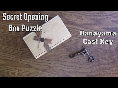 A Puzzle In a Puzzle! Secret Opening Box Puzzle AND Cast Key!