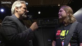 Video thumbnail for BOSS Waza 75 - 75-watt Modeling Amplifier Head Demo at Summer NAMM 2017 by Sweetwater