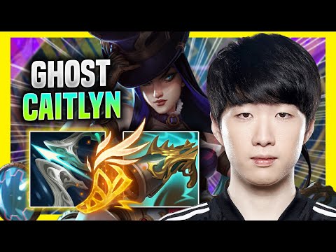 GHOST DESTROYING WITH CAITLYN! - NS Ghost Plays Caitlyn ADC vs Jhin! | Preseason 2022