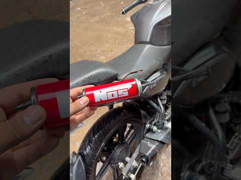 NOS gas installation😱Hero Xtreme 125R #short