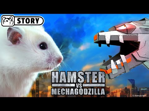Hamster vs Mechagodzilla 😱 Epic hamster escape 😱 Homura Ham