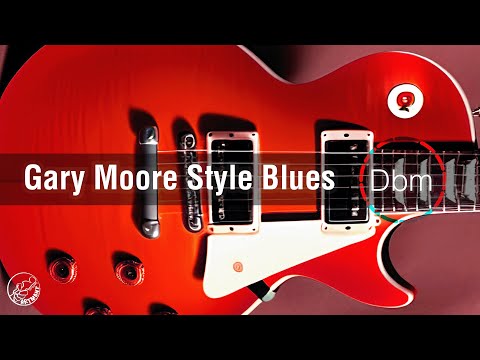 Gary Moore Style Blues Backing Track in Db Minor