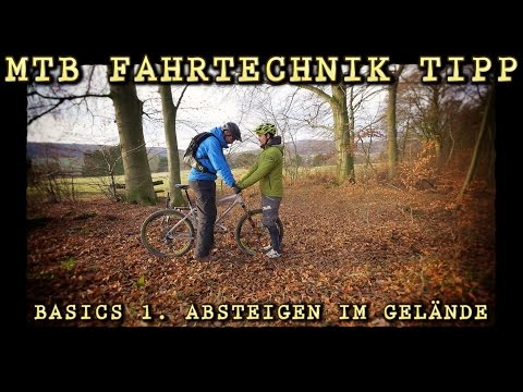 TRAILTECH Mountainbiking Harz - Fahrtechnik Tipp - Absteigen im Gelände
