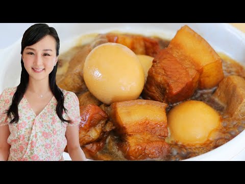 Thai Braised Pork Belly & Egg (Moo Palo) CiCi Li - Asian Home Cooking Recipes