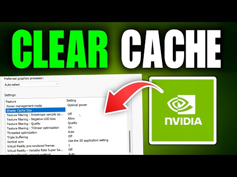HOW TO CLEAR NVIDIA SHADER CACHE to FIX Game Stutter & Performance Issues - NEW 2026✅