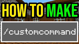 How To Make CUSTOM Commands WITHOUT Mods In Minecraft Bedrock!