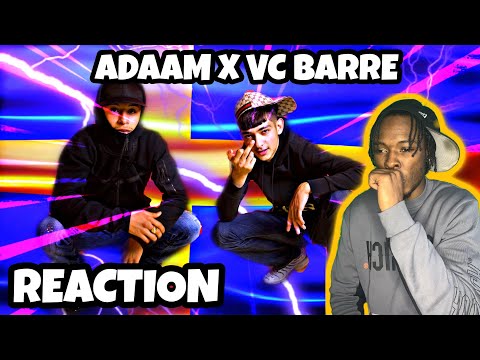 AMERICAN REACTS TO SWEDISH RAP! ADAAM x VC Barre - Rockare (ENGLISH LYRICS)
