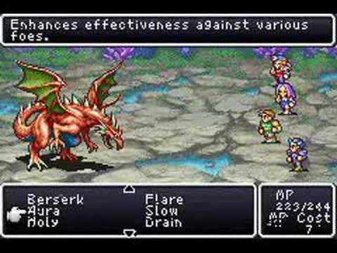 Final Fantasy II DOS Boss Battle #19 - Red Dragon