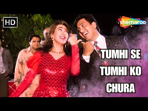 Tumhi Se Tumhi Ko Chura | Dulaara (1994) | Govinda, Karishma Kapoor | Alka Yagnik Hit Songs