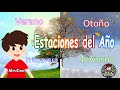 Las Estaciones Del Año Para Niños Video Educativo Primavera Verano Otoño E Invierno Qué Son