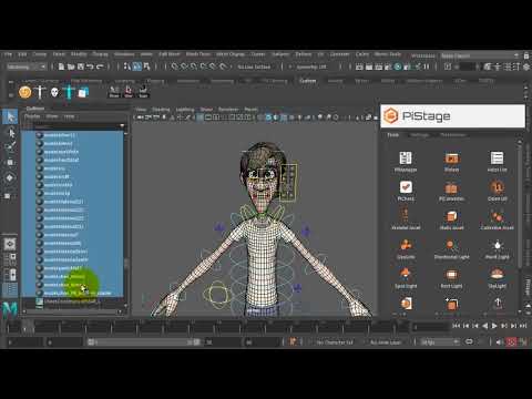 Live Link Advanced Skeleton Facial to Unreal 1. Import Character to Pistage